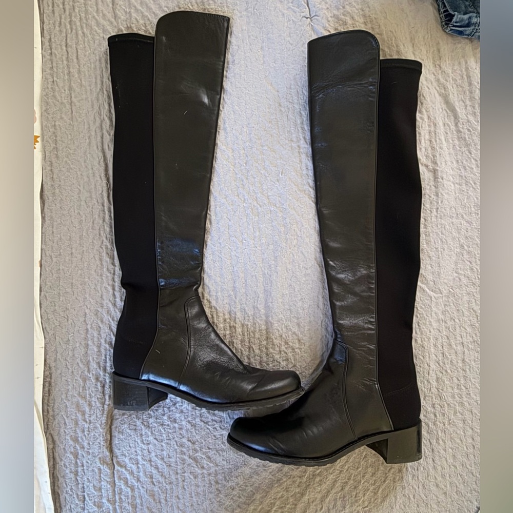 Stuart Weitzman Black Over the Knee Boots